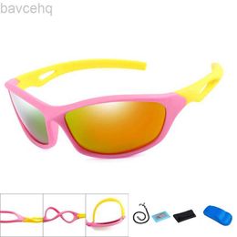 Neue Polarisierte Kinder Radfahren Sonnenbrille Jungen Mädchen Baby Qualität Sport Sonnenbrille Kinder UV400 Brillen mit Fall ldd240313