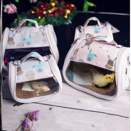 Nests Pet Bird Carrier Lightweight Parrot Cage Portable Sugar Glider Backpack Lizard Bag Hamster Nest for Small Animals Pet Supplies