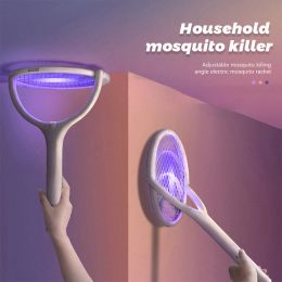 Film 3500v 5in1 Mosquito Killer Lamp Multicunctional Angle Adjustable Bug Zapper Electric Usb Rechargeable Mosquito Fly Bat Swatter