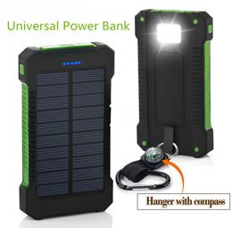 20000mah Solar Poverbank For Xiaomi Iphone LG Phone Power Bank Charger Battery Portable Mobile Pover Bank Powerbank1020263