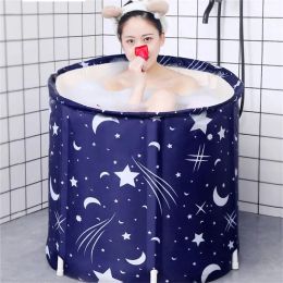 Bathtubs Ecofriendly Adult Collapsible Portable Folding PVC Bathtub Bath Tub for Small Space Hot Bath Ice Bath Spa Tub