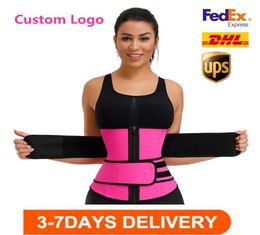 US STOCK Men Women Shapers Waist Trainer Belt Corset Belly Slimming Shapewear Adjustable Waist Support Body Shapers FY80843520215