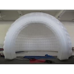 wholesale Tenda a cupola gonfiabile personalizzata da 6 m / 8 m di diametro, grande, illuminata a LED, gonfiabile, tende igloo bianche per feste o eventi all'aperto