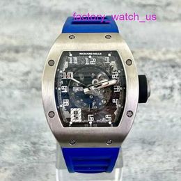 Antique Watch RM Watch Athleisure Watch Rm010 Series Rm010 Titanium Metal Barrel Type Hollow Out Dial Luxury