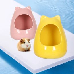 Cages Ceramic Hamster House Summer Small Animal Nest Pet Bed Guinea Pig Accessories Rodent/Chinchilla/Rat/Hedgehog Cooling Houses