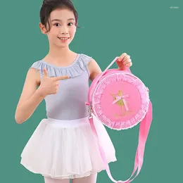 Stage Wear Circle Ballet Dance Bags Child Shoulder Bag Children Girl Ballerina Handbag School Messenger