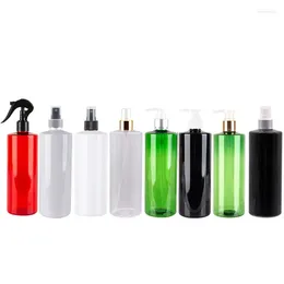 Storage Bottles 500ml Plastic Lotion Bottle Shampoo Shower Gel Oil PET Refillable Family Set Cosmetic Trigger Spray Pump