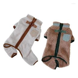 Dog Apparel Coat Pet Clothes For Small Dogs Jumpsuit Winter Jacket Comfortable Warm Mti-Purpose Supplies Walks Outings Drop Delivery H Otesr