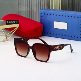 New 2023 Women's Box Sunglasses Overseas Glasses Internet Red Sun Visors