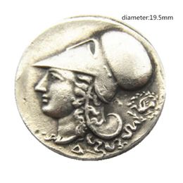 G54Nice Quality Ancient coin Silver Plated Copy Coin Brass Craft Ornaments Retail Whole 272n