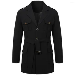Men's Suits Hunting Suit Spring Jacket Fashion Leisure Trench Coat
