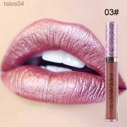 Lipstick Handaiyan 6 Colours Shiny Lip Gloss Longlasting Glitter Red Nude Lipstick Liquid Waterproof Moisturise Crystal Lipgloss Makeup 240313