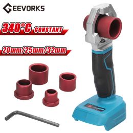 Lassers Geevorks Portable Welding Pipe Hine Lithium Electric Fusion Tool 120w Household Ppr Pipe Soldering Iron Weld Positioner