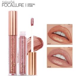 Lipstick FOCALLURE Makeup Glitter Lip Gloss Waterproof Long-lasting Moisturize Luminous Liquid Lipstick Lips Makeup Women Cosmetics 240313