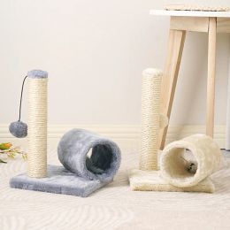 Scratchers Cat Scratching Board Toy Pet Toys Rack Kitten Cats Sisal Climbing Frame Post Pillar Villa for Nest Scratch Platform Roll Kitty