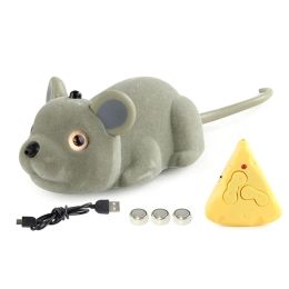 Toys Moving Mouse Toy for Pet Cat Charging Mouse PlayCatch Wireless Mouse Toy Training Toy for Indoor Kitten