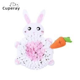 Toys Durable Rabbit Shape Dog Snuffle Mat Puppy Sniffing Puzzle Toys Interactive Nonslip Pet Feeding Mat Portable Slow Feeder Toy