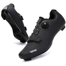 Road Bicycle Shoes Men Cycling Sneaker Route Cleat Dirt Bike Speed Flat Sports Racing Women Spd Pedal 240313