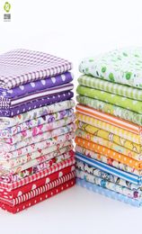 Random Colour Thin Charm Packs Patchwork Cotton Fabric No Repeat Design Tissue Sewing Fabric 30 pcslot 1012 CM8898415