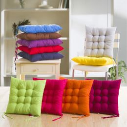 Pillow Solid Colour Square Chair Comfortable Office Seat Pad Sofa Car Bedroom Soft Floor Mat Living Room Decoration