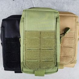 Bags Tactical Molle Nylon Bag Military EDC Tools Pouch Men Outdoor Mobile Phone Hunting Vest Pack Compact Case Camo Waist Belt Pack