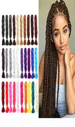 5Pcs 100g Pcs Synthetic Braiding Hair Extensions 24 Inch Ombre Jumbo Fibre Braiding Hair Extensions for Daily Life or Party7847577