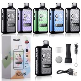 Original ANIX VIRGO Dry Herb Vaporizer Steam Device Kits 1300mAh Temperature Control Ceramic Herbal Vape Pen Kits