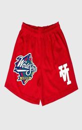 Major League Baseball Trendy La Shorts Casual Sports Breathable Mesh Quarter Pants Beach Basketball Men3691465
