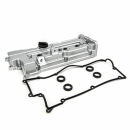 Aluminium Auto Engine Parts CAM ROCKER COVER & GASKET FOR Hyundai Accent Kia Rio 1.6L 22411-26210 22410-26860