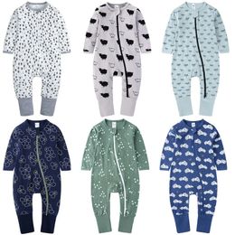 Sleepwear For borns Jumpsuits Baby Girl Clothes 3 To 6 12 24 Months Boy Costume Infant Bodysuits s For Kids Romper240311