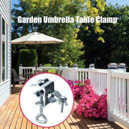 Accessories Portable Garden Beach Umbrella Holder Clip Outdoor Patio Clamp Stable Holder Fixed Bracket For Umbrella 24mm32mm Diameter