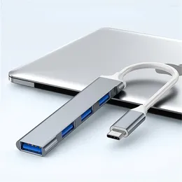 4Port USB 3.0 Hub High Speed Type C Splitter 5Gbps For PC Computer Accessories Multiport 4 2.0 Ports