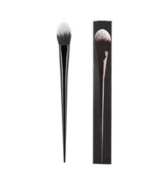 BLACK Precision Powder Makeup Brush 25 Tapered Fluffy Blusher Highlighter Cheek Blush Beauty Cosmetics Blender Tools8027224
