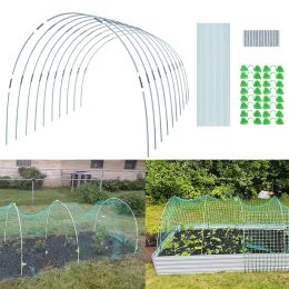 Greenhouses DIY Greenhouse Hoops Gardening Plant Grow Support Tunnel Flexible Bend Stakes Reusable Support Frame Garden Stake Kit