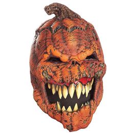 NEW ARRIVAL Scary Skull Mask Horror Pumpkin Head Cover Mouth movable skull Mask