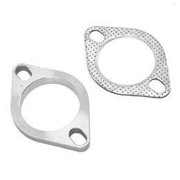 Exhaust Flange Connexion Kit High Temperature Resistant 2 2.5in Gasket Stainless Steel For Resonator