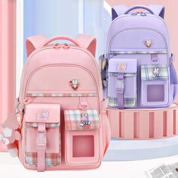 School Bags Type Of Lightweight Backpack Primary Girls Children's Large Capacity Spine Protection Wholesale Waterproof