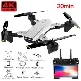 Drones Toys Gesture Control Foldable Gift 1080P SG700D RC Drone With 4K Camera Wifi FPV Quadcopter HD Camera Dron 24313