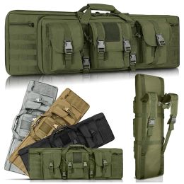 Bags 36" 42" Double Long Soft Rifle Case Classic Outdoor Tactical Carbine Rifle Bag Long Gun Case for Hunting Fishing