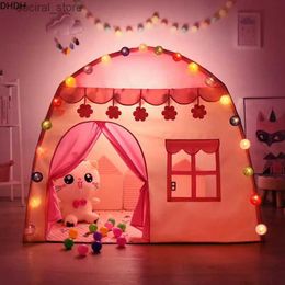 Toy Tents Childrens Tent Indoor Outdoor Games Garden Tipi Princess Castle Folding Cubby Toys Enfant Room House Teepee Playhouse L0313