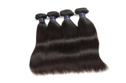 Brazilian Malaysian Virgin Human Hair Weaves 56 Bundles Straight Peruvian Human Hair Extensions Wefts 50gpcs6995600