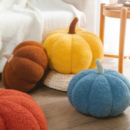 Pillow High Quality Luxury Woody Decor Pumpkin Shaped Pillow Nordic Style Room Decor Pillow Plush Sofa Living Room Bedside Bed Cushion