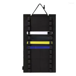 Storage Boxes Karate Belt Display Rack 12 Belts Wall Mounted Holder Durable Hanging Taekwondo For Home