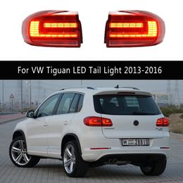 Rear Lamp Streamer Turn Signal Indicator Lighting Accessory For VW Tiguan LED Tail Light Assembly 13-16 Taillight Assembly