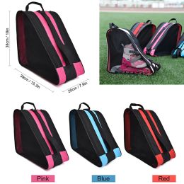 Covers Roller Skate Bag Leisure Breathable Waterproof Skates Carrying Case Roller Skating Triangle Inline Skates Storage Bag