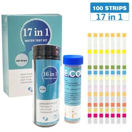 Testing 17 In 1 Water Test Strip Swimming pool For Checking Water Quality Test Aquarium Fish Tank Pool Water Drinking Water Test Strip