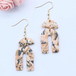 Dangle Earrings Camo Clay Drop Earring