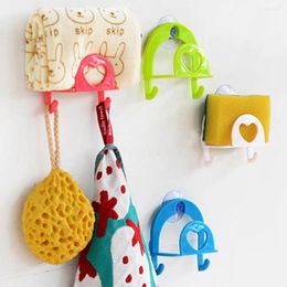 Kitchen Storage Cute Sponge Holder Suction Cup Convenient Home Tools Gadget Decor Wall Racks Hooks Accessories