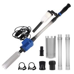 Tools US Plug Electric Siphon Filter Fish Tank Sand Washer Aquarium Siphon Operated Cleaner Vacuum Gravel Water Changer