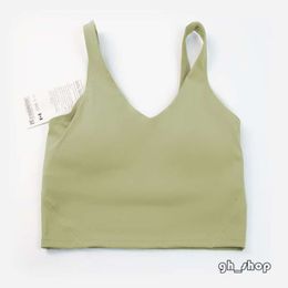 High Quality Lulu Align Tank Top Designer U Bra Yoga Outfit Women Summer Sexy T Shirt Solid Sexy Crop Tops Sleeveless Fashion Vest 16 Colors 2166